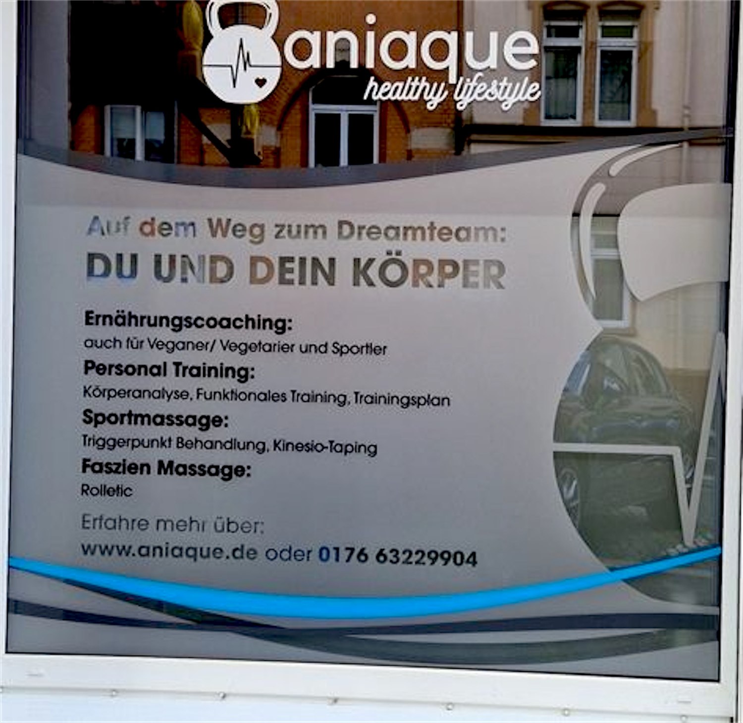 aniaque, Eingangsbereich Studio Wiesbaden